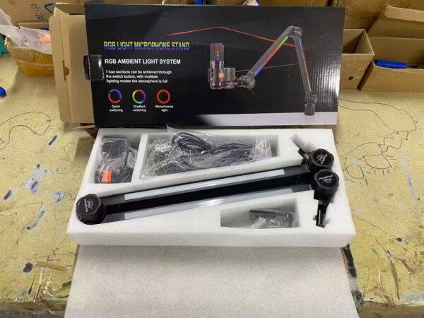 Microphone Stand with RGB Light – Wholesale & OEM Supplier - Image 2