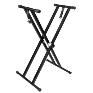 Double X Keyboard Stand with Aluminum Joint | Heavy-Duty Precision Adjustable Keyboard Stand