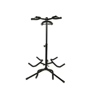Adjustable 3 Holder Guitar Stand with Locking Neck – Floor Display OEM Wholesale