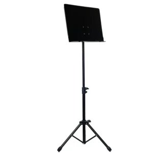 Big Adjustable Music Stand with Solid Plate (Without Holes) – Heavy Duty Iron Tripod OEM Wholesale
