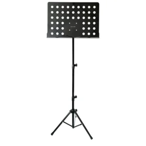 Middle Adjustable Music Stand with Large Sheet Plate – Iron & Plastic Tripod OEM Wholesale