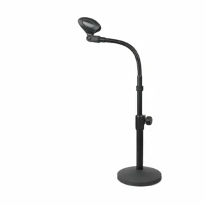 Gooseneck Microphone Stand with Heavy Round Base | Adjustable Desktop & Podium Mic Stand