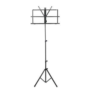 Adjustable Music Stand with Metal Joint and U-Pipe Base – Tripod Sheet Music Stand OEM Wholesale