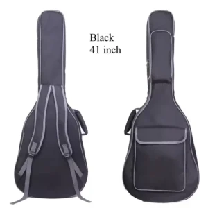 41 Inch Acoustic Guitar Case with 10mm Padding & Backpack Straps