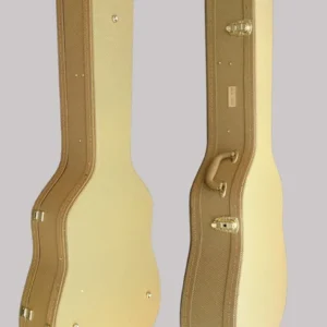 41 Inch Acoustic Guitar Wood Hard Case with Tweed Finish